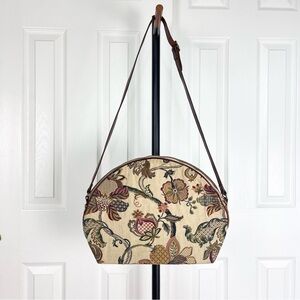 Whitehouse Cox Jacquard Canvas/Leather Bag